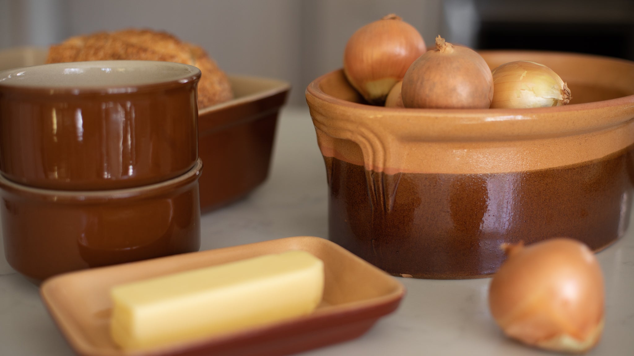 フランス製ヴィンテージ Poterie Renault ミニココット4個セット Creator Series: Poterie Renault – Heirloom Art Co.
