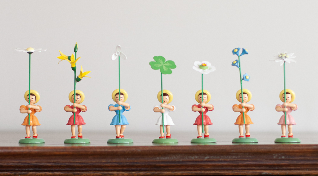 Spring in their Hands: The Charm of German Flower Children