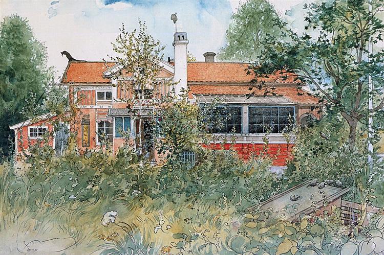 Carl Larsson: Intentional Family Life Sprinkled with the Magic of Color