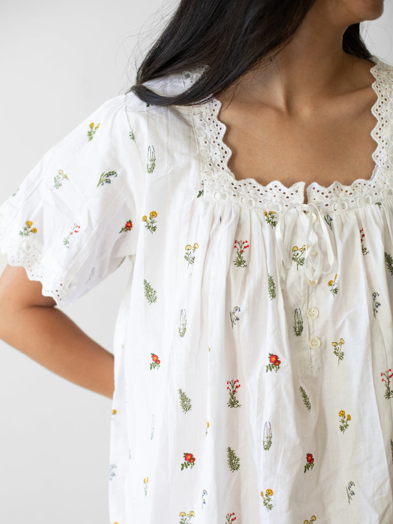 Floral Poplin Nightgowns Heirloom Art Co. Floral Poplin Nightgowns Heirloom Art Co.