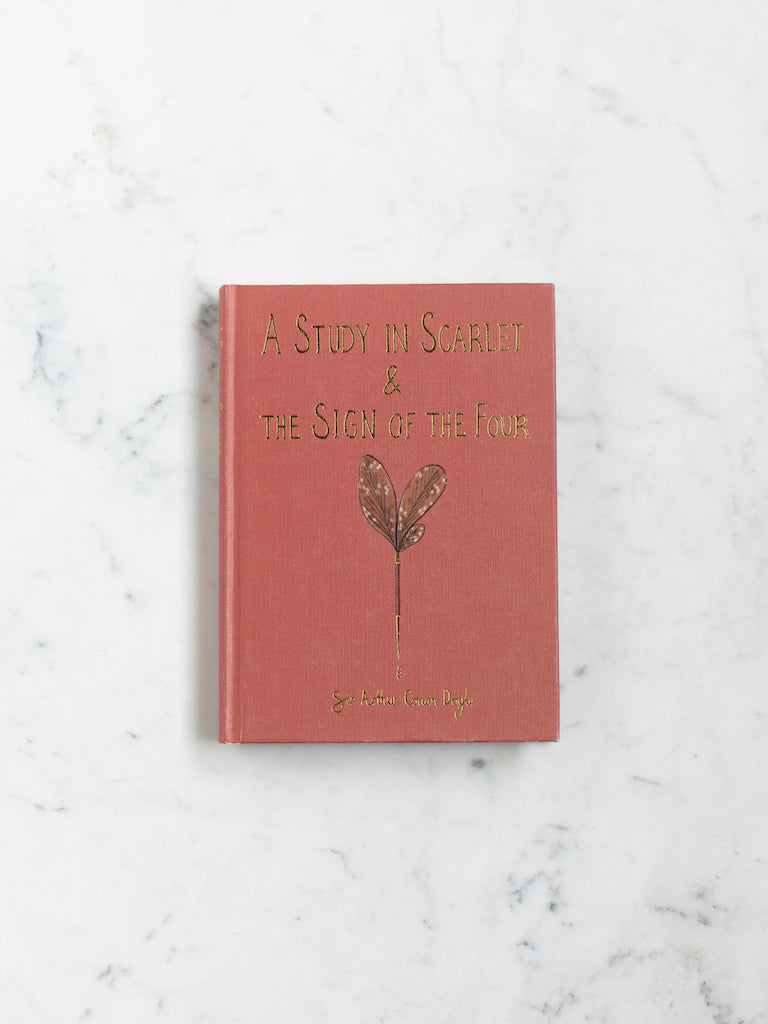Hardcover Wordsworth Edition Classic copy of the book A Study in Scarlet and The Sign of the Four by Sir Arthur Conan Doyle.