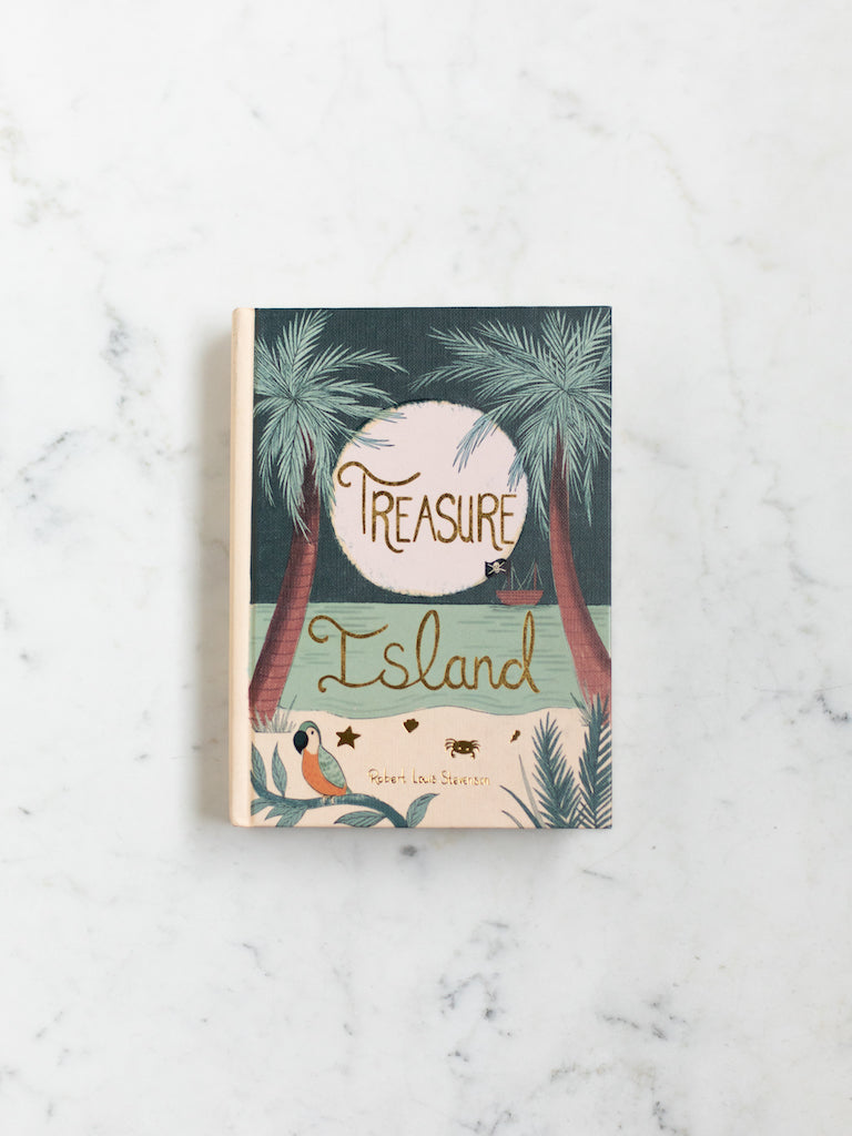 Hardcover Wordsworth Edition Classic copy of the book Treasure Island by Robert Louis Stevenson.