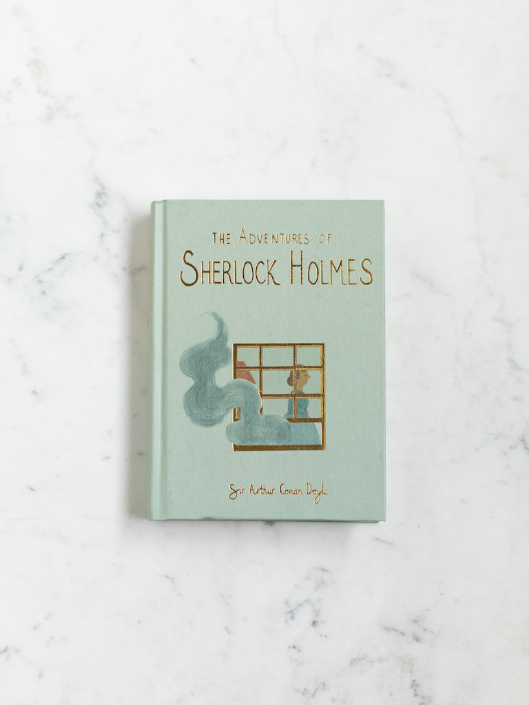 Hardcover Wordsworth Edition Classic copy of the book The Adventures of Sherlock Holmes by Sir Arthur Conan Doyle.