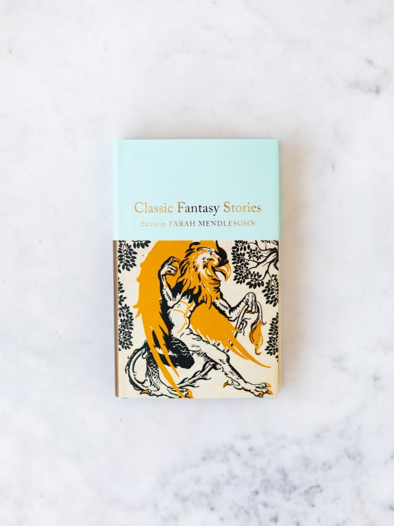 Small copy of the book "Classic Fantasy Stories" edited by Farah Mendlesohn.