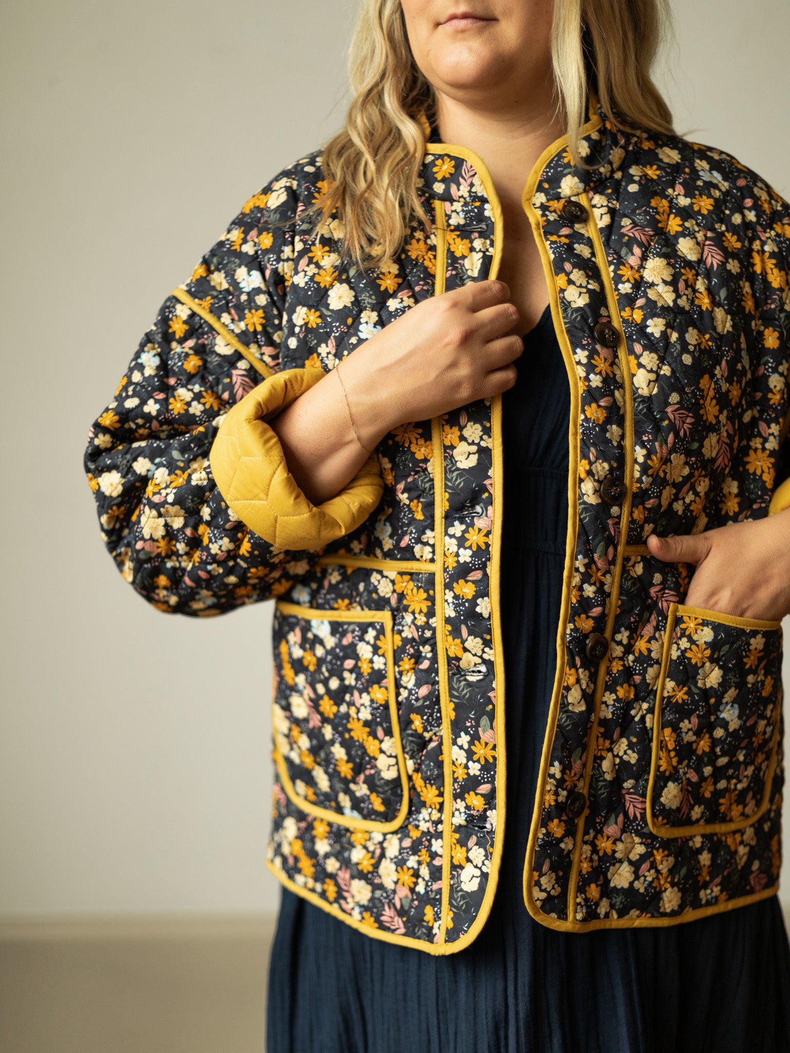 Floral Quilted Jacket – Heirloom Art Co.