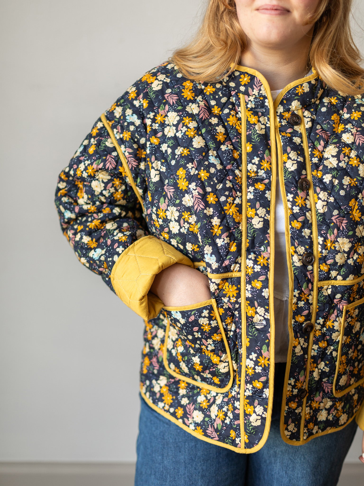 Floral Quilted Jacket – Heirloom Art Co.