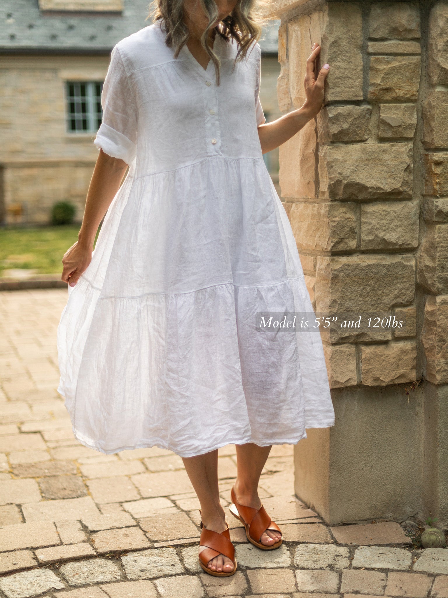 Linen Riviera Dress Heirloom Art Co. Linen Riviera Dress Heirloom Art Co.