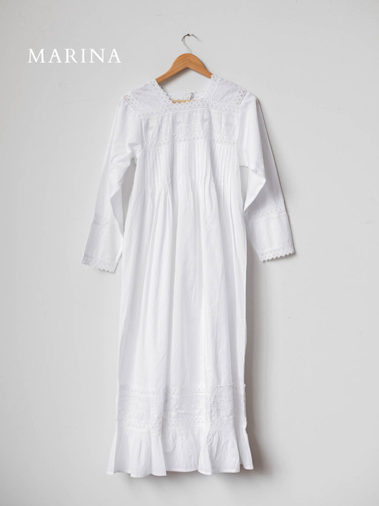 White Cotton Nightgowns | Heirloom Art Co. White Cotton Nightgowns | Heirloom Art Co.