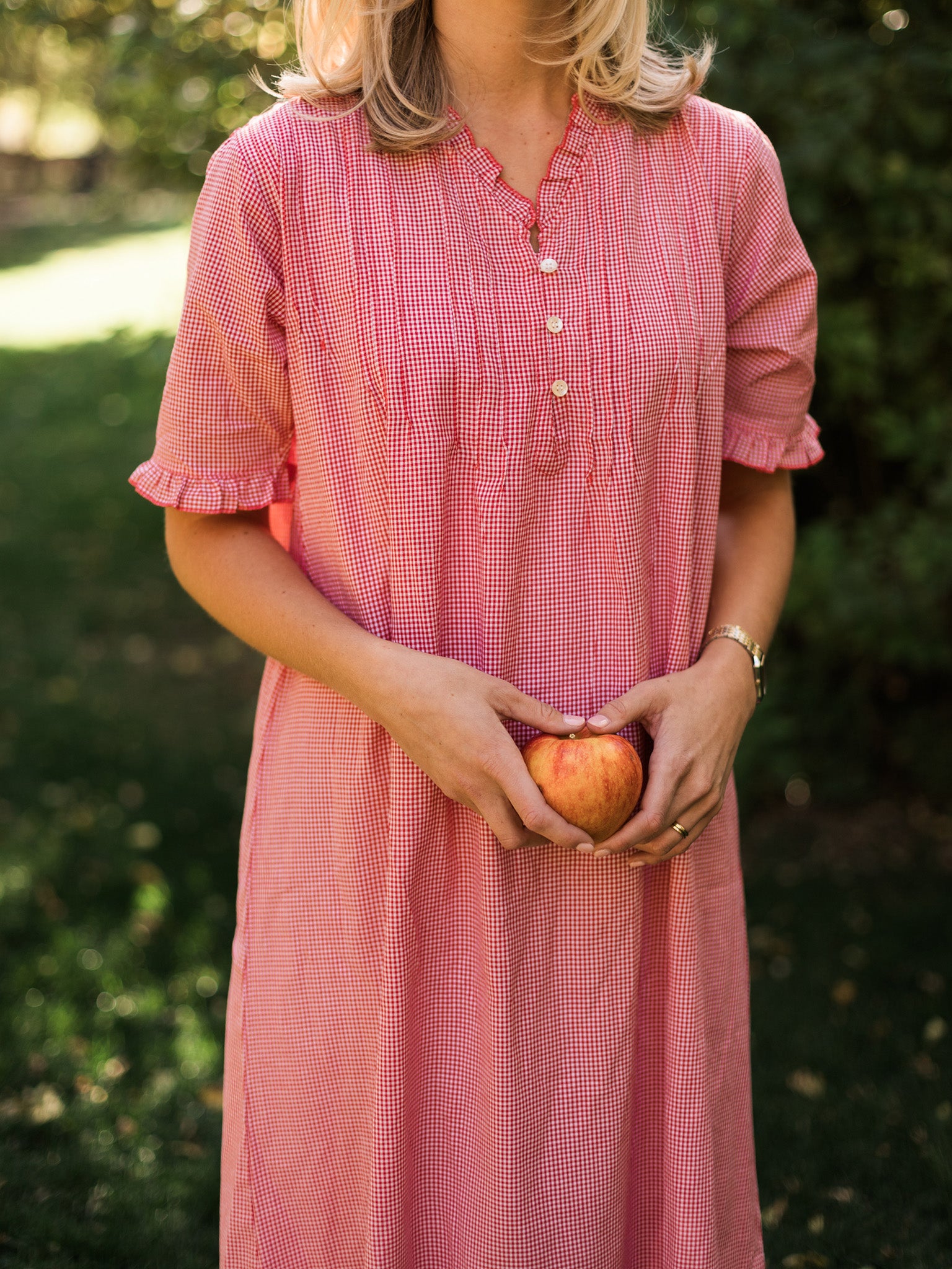 Red Gingham Nightgowns