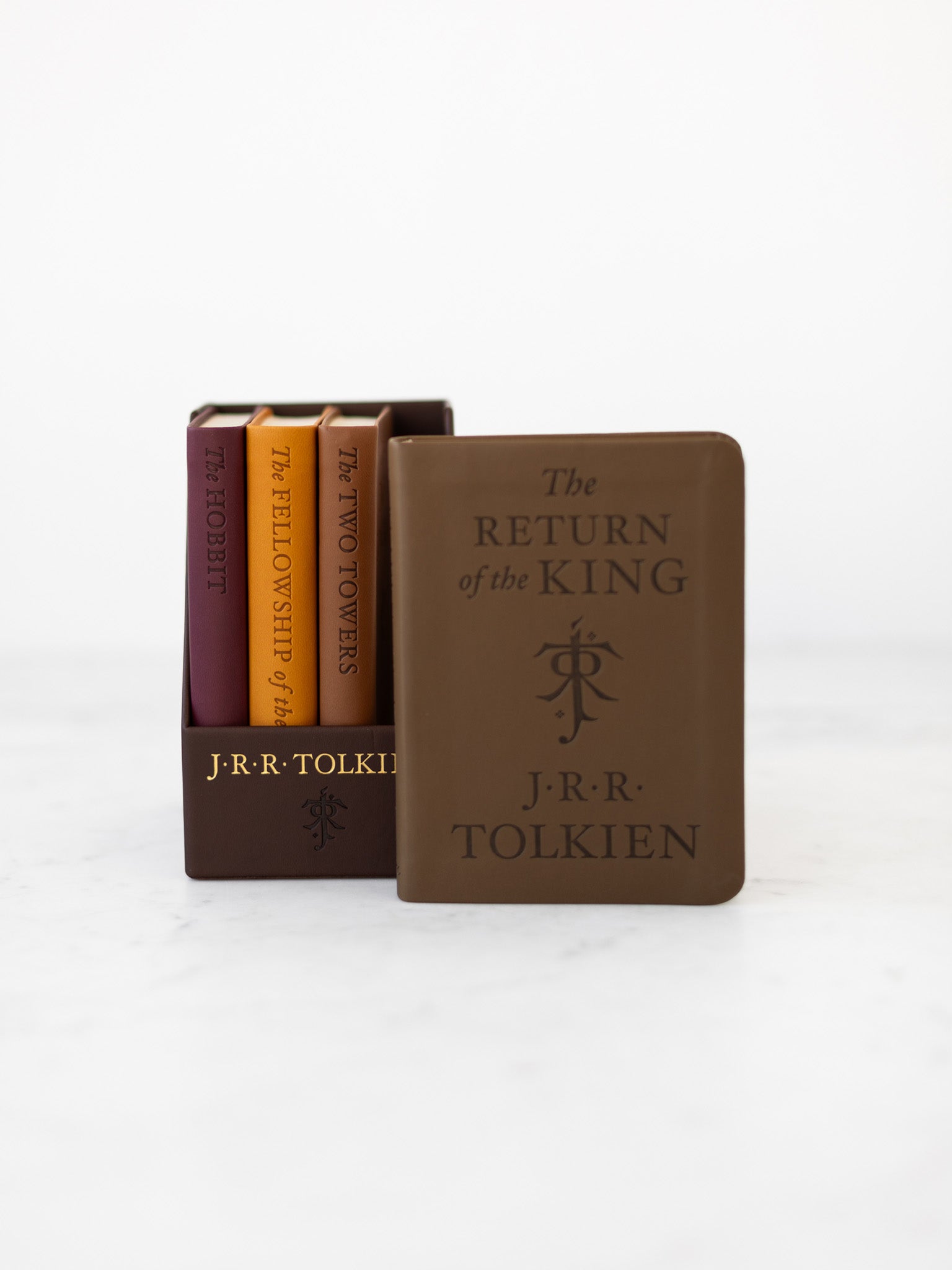 The Hobbit and The Lord of the Rings Leather Pocket Boxed Set