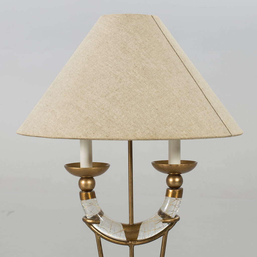 Antique table lamp shade