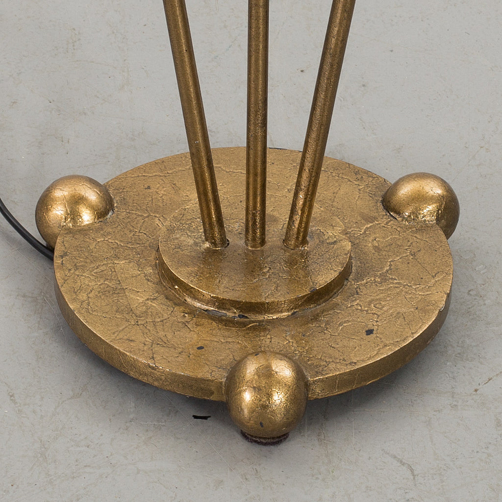 Antique table lamp base