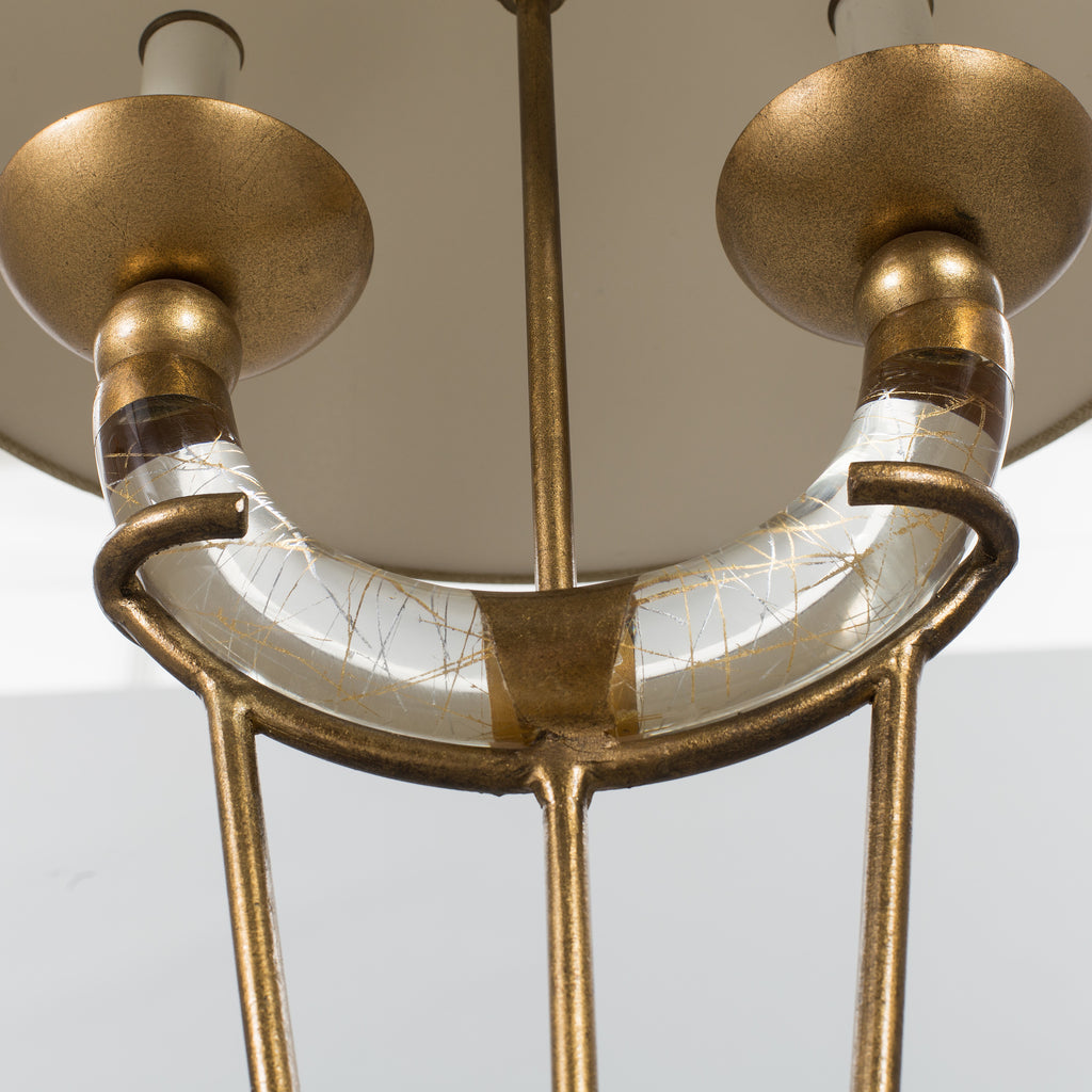 Antique table lamp details