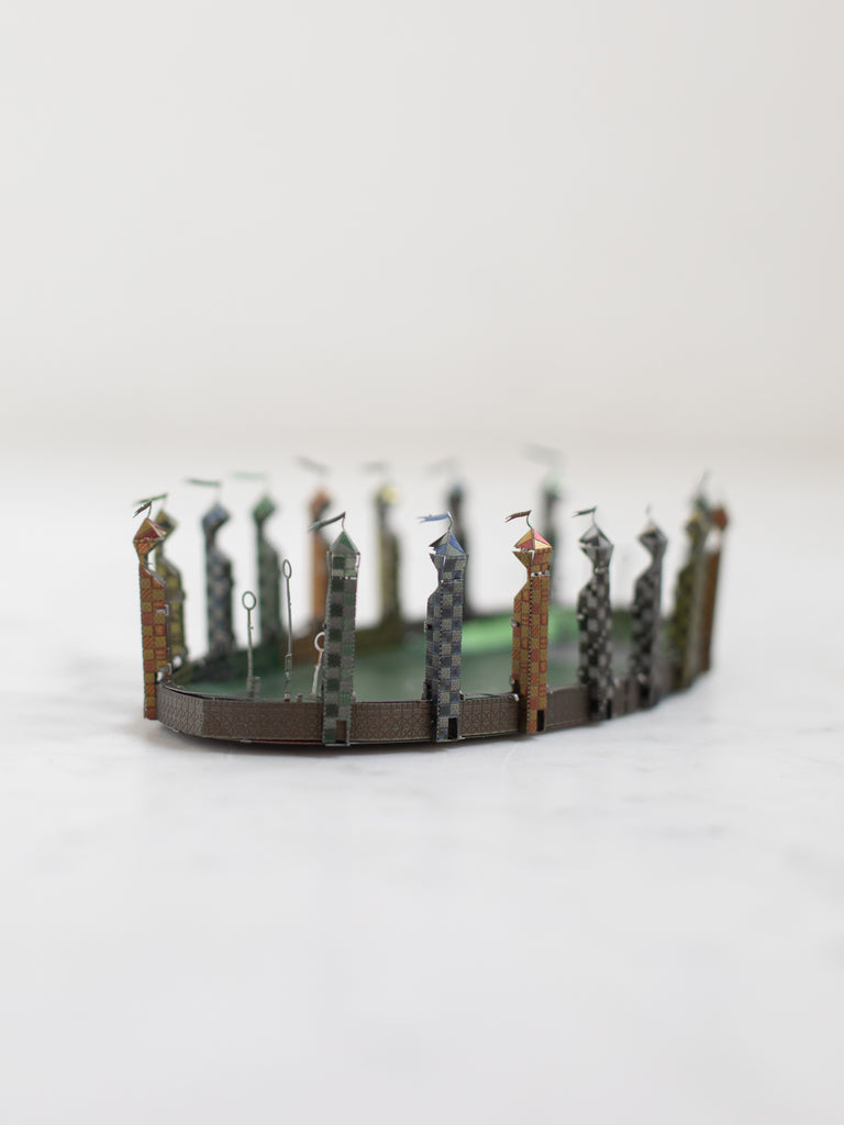 The Quidditch Pitch metal model.