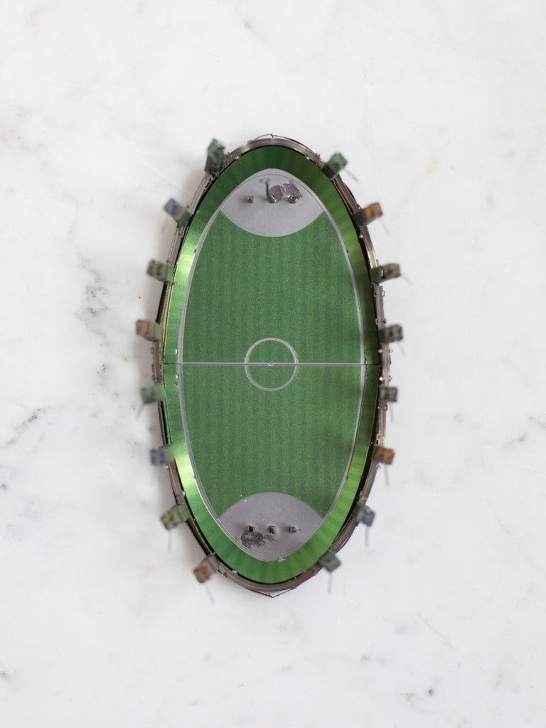 The Quidditch Pitch metal model.