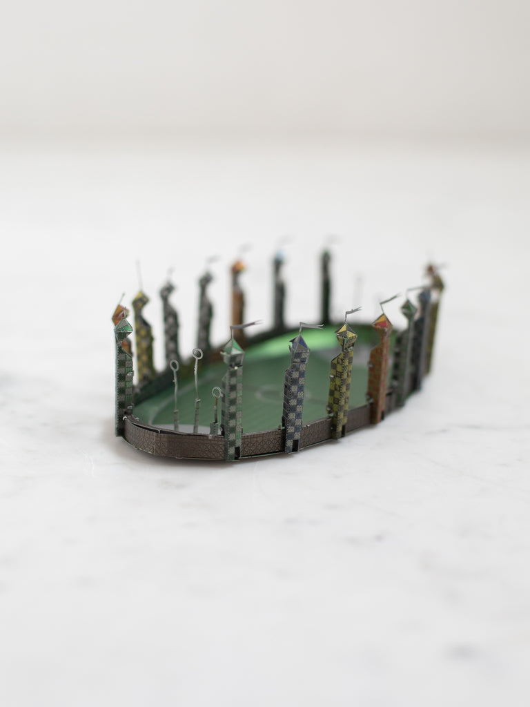 The Quidditch Pitch metal model.