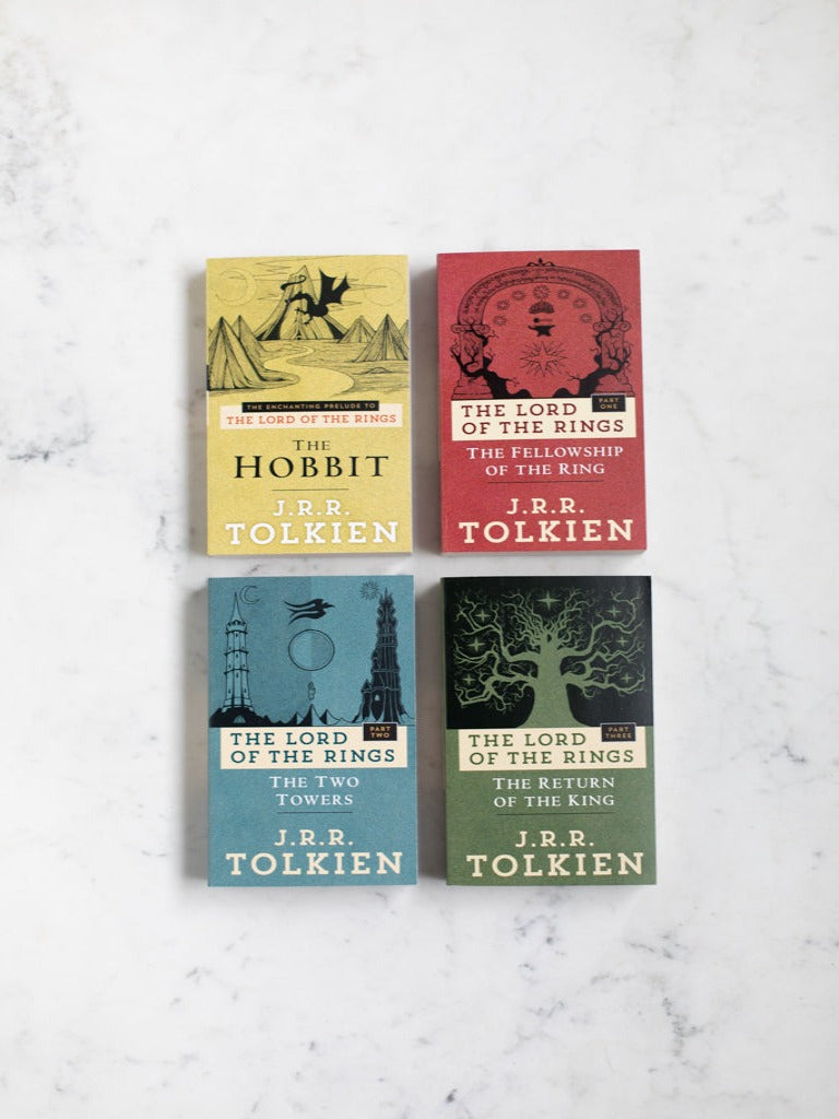 J.R.R. Tolkien 4-Book Boxed Set: Hobbit and the Lord of the Rings –  Heirloom Art Co.