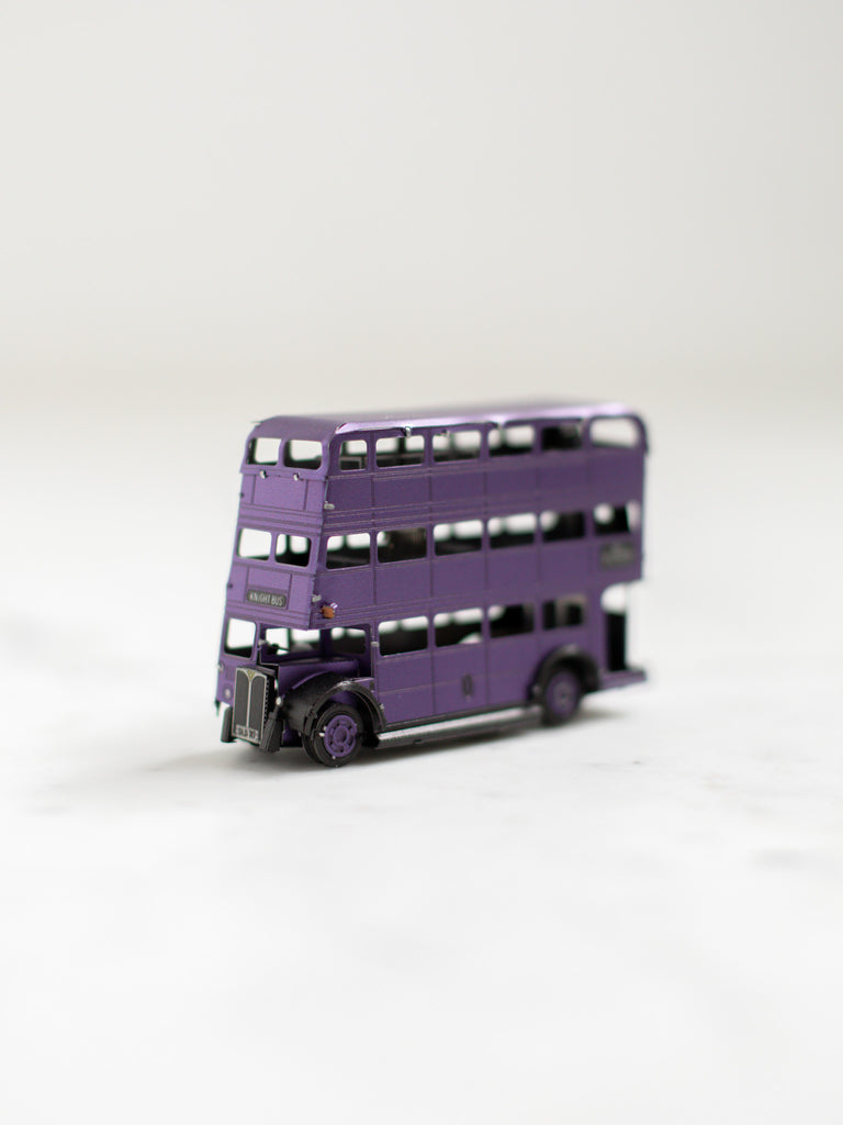 The purple knight bus.