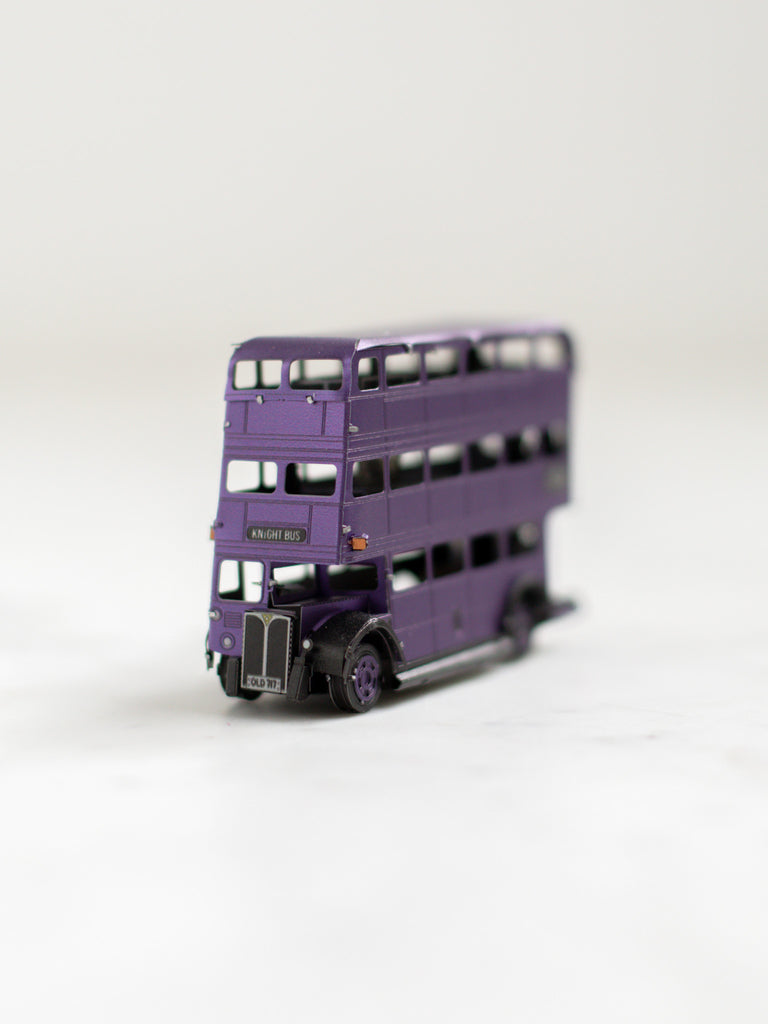 The purple knight bus.