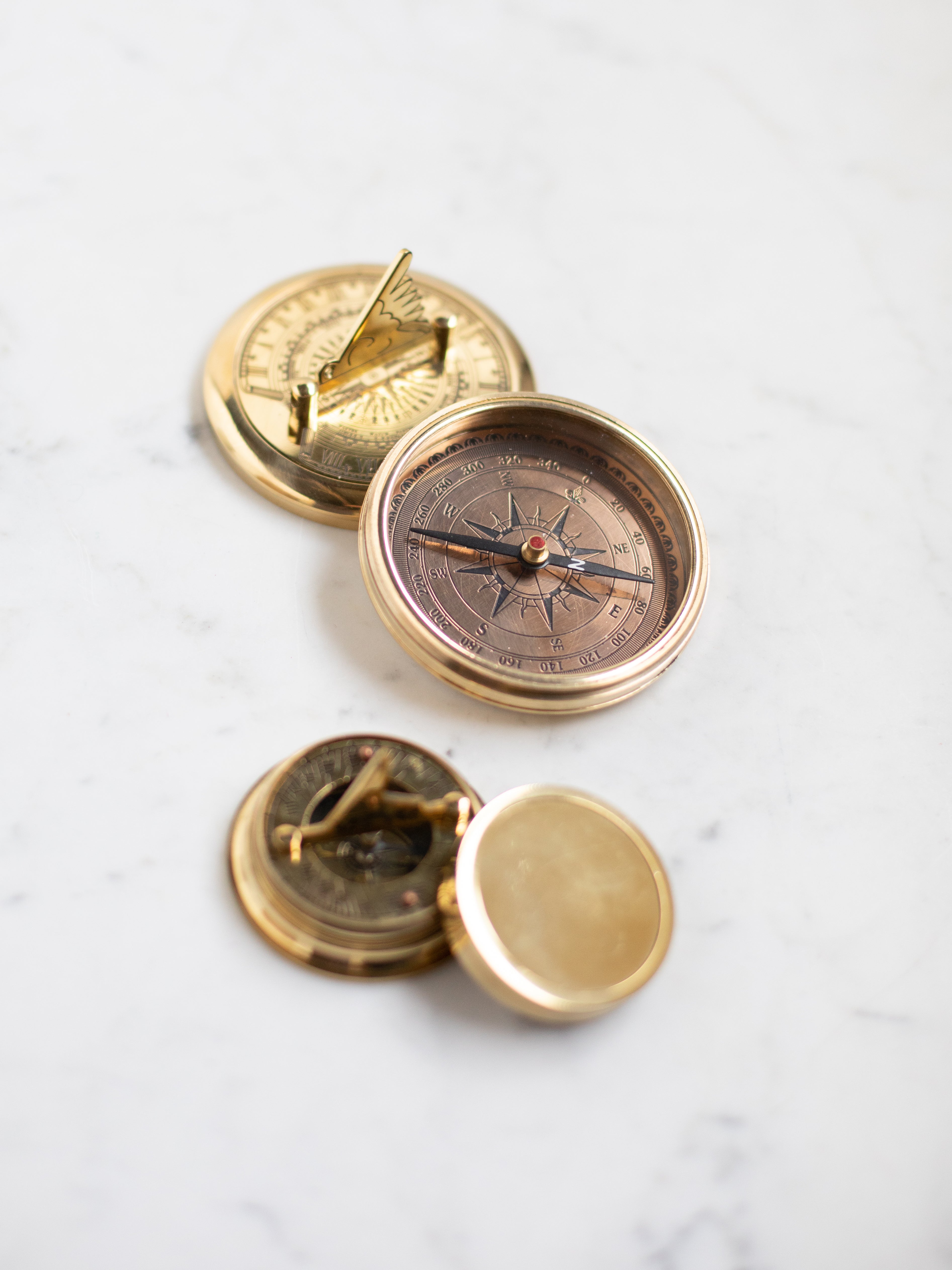 Sundial Pocket Compass – Heirloom Art Co.