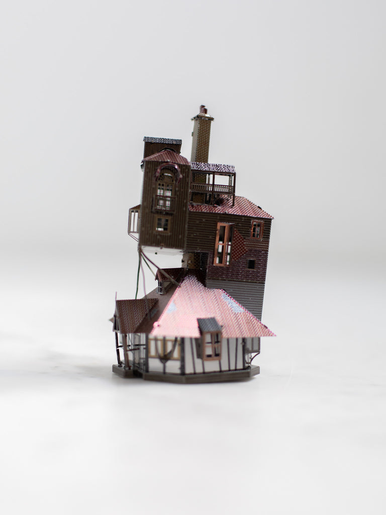 The burrow house metal model.