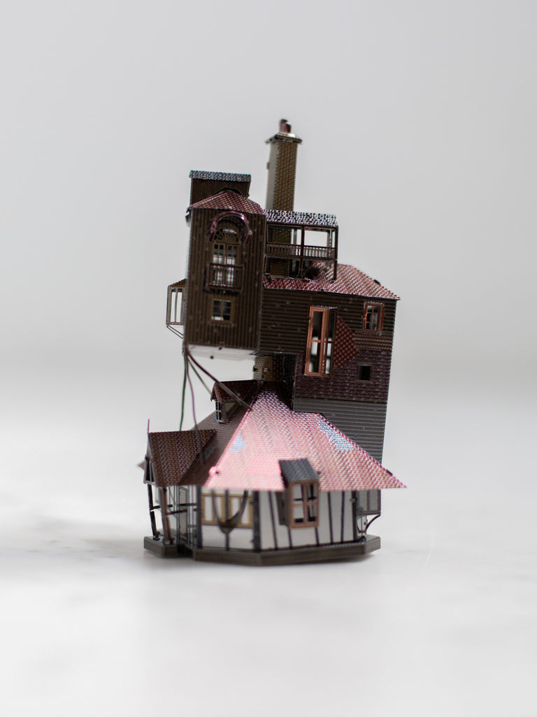 The burrow house metal model.