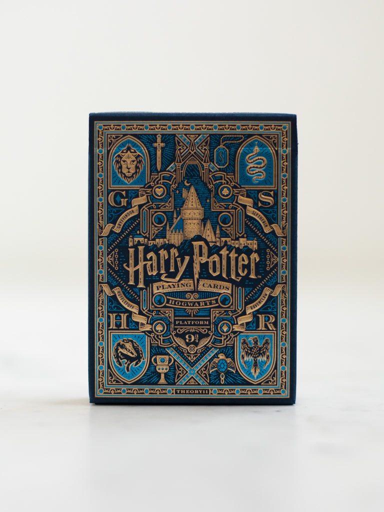 The blue Ravenclaw package cover.