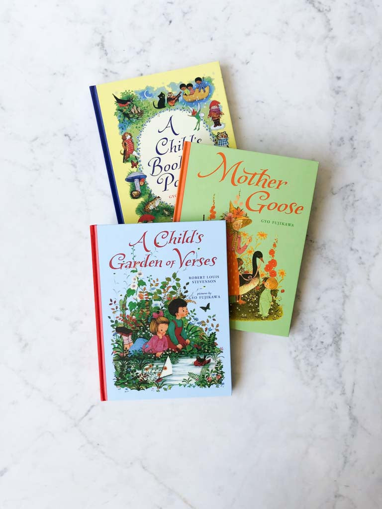 Three of the book covers laid out next to each other.
