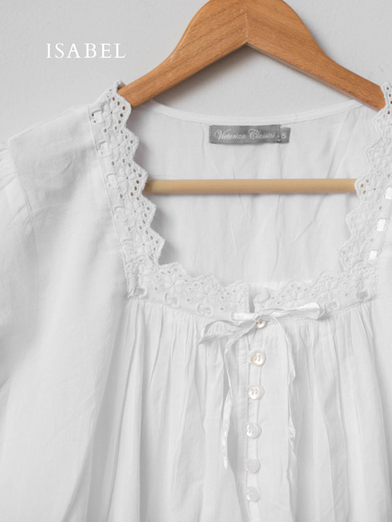 Isabel White Nightgowns â Heirloom Art Co.