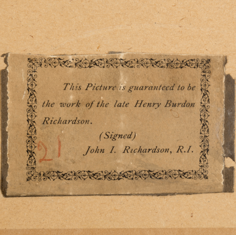 The guaranteed work certificate.