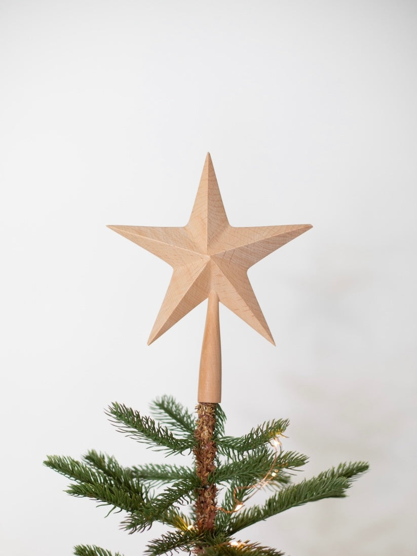 Christmas Star Tree Topper, Rustic Christmas Straw Star Topper 